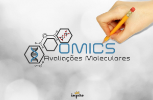 mão desenhando a logo da omics avaliações moleculares